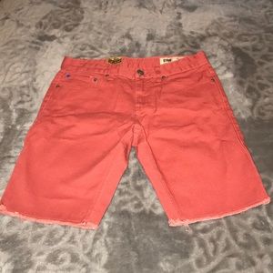 CCS Red Skinny Shorts